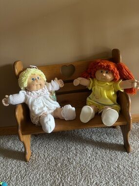 ‘84 & ‘85 Vintage Cabbage Patch Red-Head & Blonde Baby Doll
